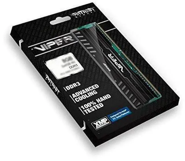 Alt view image 4 of 8 - Patriot Memory Performance Viper 3 DDR3 8GB Memory Kit PC3-15000 (1866MHZ) PV38G186C0K Black Mamba