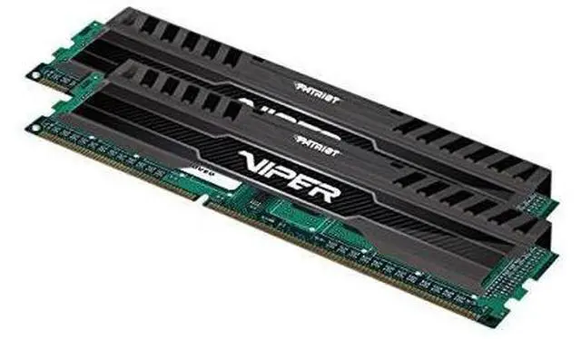Alt view image 3 of 8 - Patriot Memory Performance Viper 3 DDR3 8GB Memory Kit PC3-15000 (1866MHZ) PV38G186C0K Black Mamba