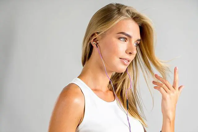 Alt view image 3 of 11 - Symphonized NRG 3.0 Earbuds | Wood In-ear Noise-isolating Headphones with Mic & Volume Control (Black Night & Hazy Gray)