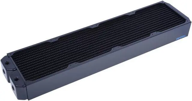 Alt view image 9 of 9 - Alphacool NexXxos UT60 Full Copper Radiator 560, 140mm x 4, Quad Fan, Black
