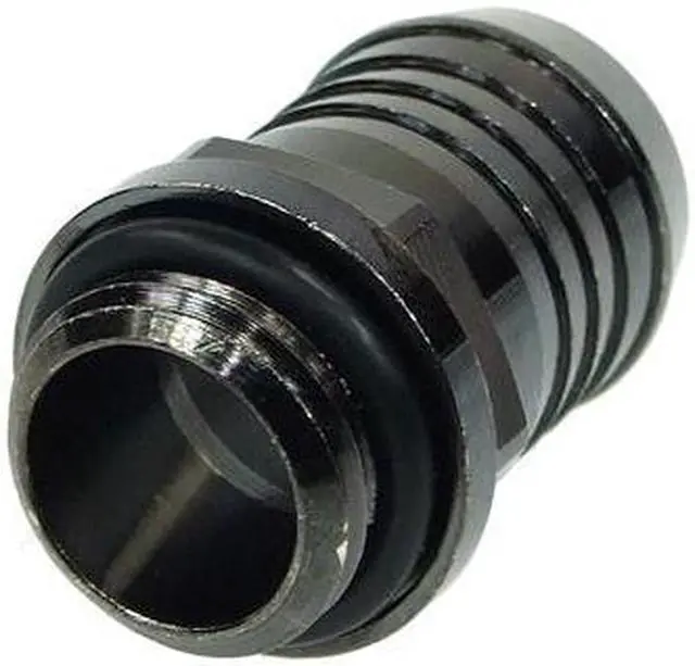 Alt view image 2 of 2 - Phobya 13mm (1/2") Fitting G1/4 with O-Ring (FatBoy) - Black Nickel (63251-BULK)