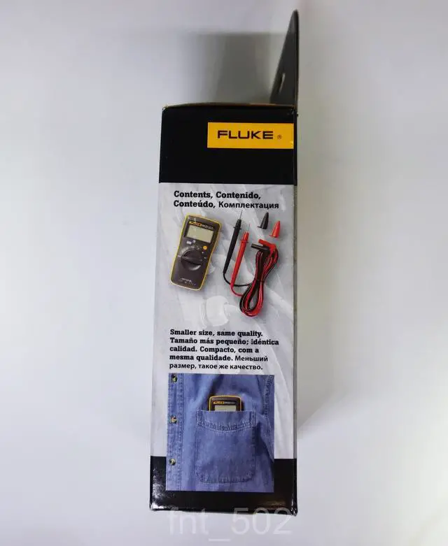 Alt view image 4 of 6 - FLUKE 101/FLUKE101/F101 0.1 MV Miniature Digital Multimeter Table than F15B more Portable F-101.