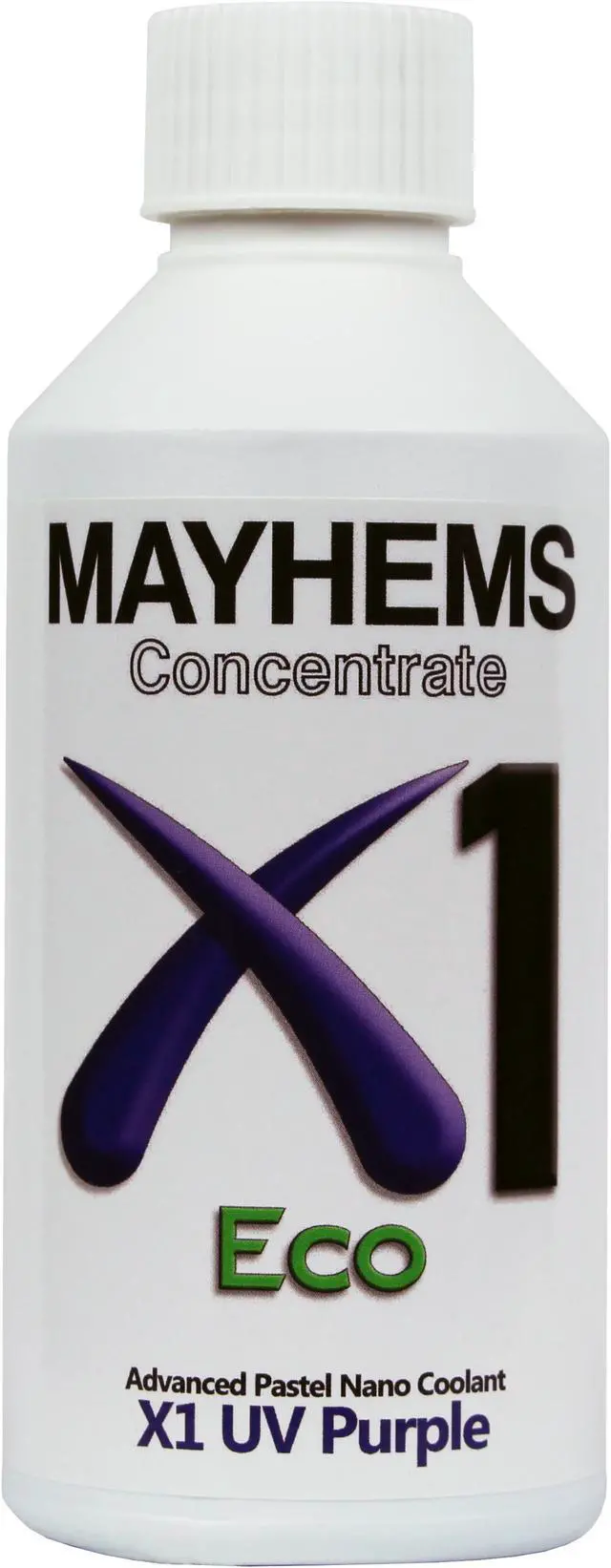 Alt view image 2 of 3 - Mayhems X1 Eco PC Coolant Concentrate, 250mL, UV Purple