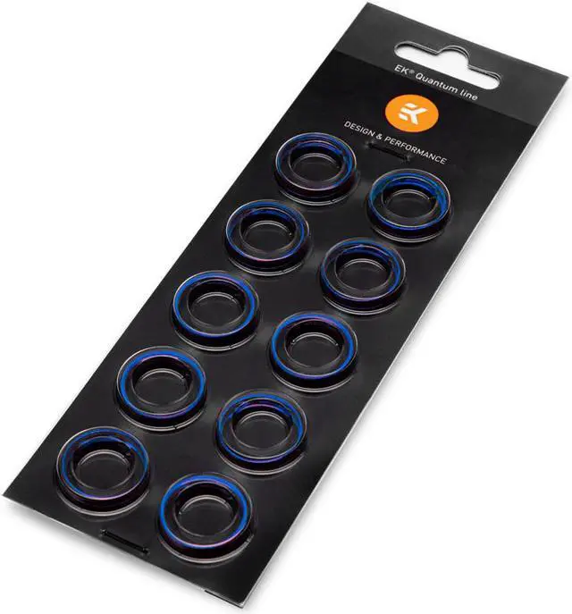 Alt view image 4 of 4 - EKWB EK-Torque STC-10/13 Color Rings, Blue, 10-pack