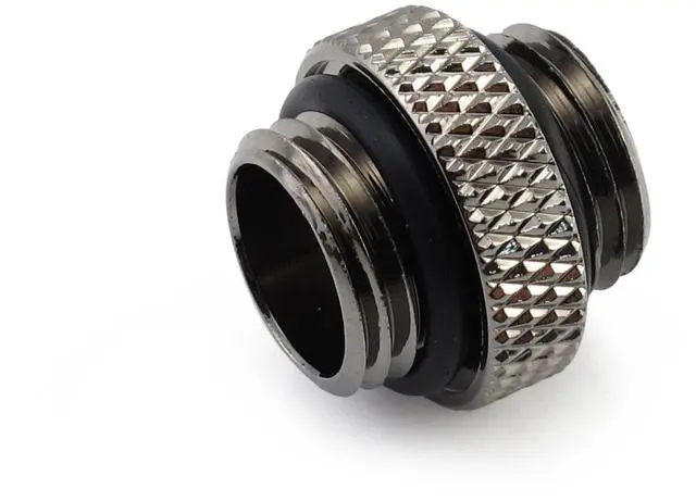 Alt view image 11 of 13 - XSPC G1/4" 5mm Male to Male Fitting, Black Chrome