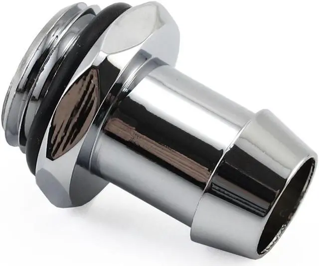 Alt view image 9 of 9 - XSPC G1/4" to 3/8" Barb Fitting for Soft Tubing, Chrome