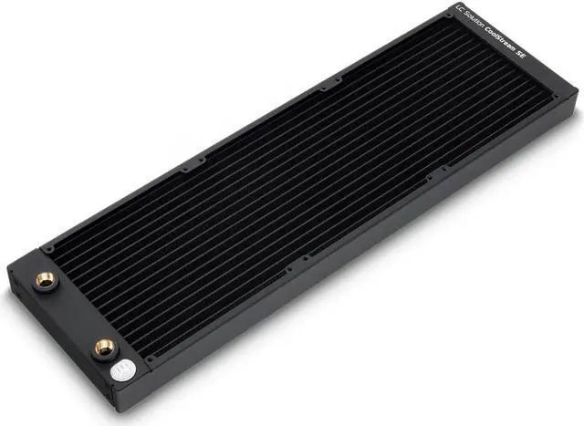 Alt view image 6 of 7 - EKWB EK-CoolStream SE 420 Radiator, Slim Triple, Black