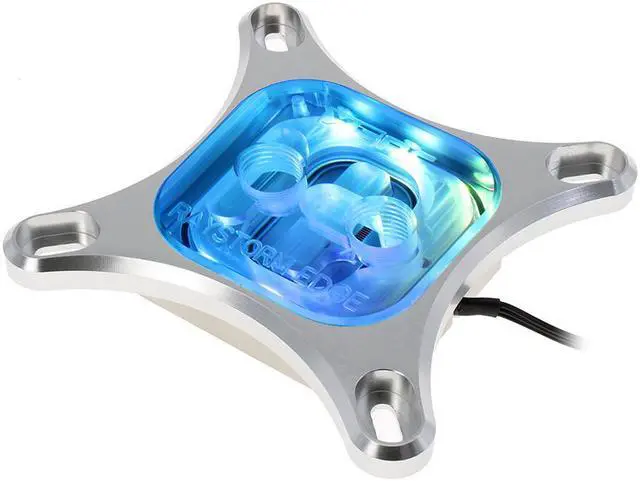 Alt view image 3 of 3 - XSPC RayStorm EDGE aRGB CPU Waterblock INTEL - Silver