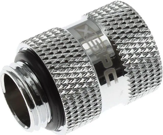 Alt view image 4 of 4 - XSPC G1/4" 20mm Male to Female Fitting, Chrome