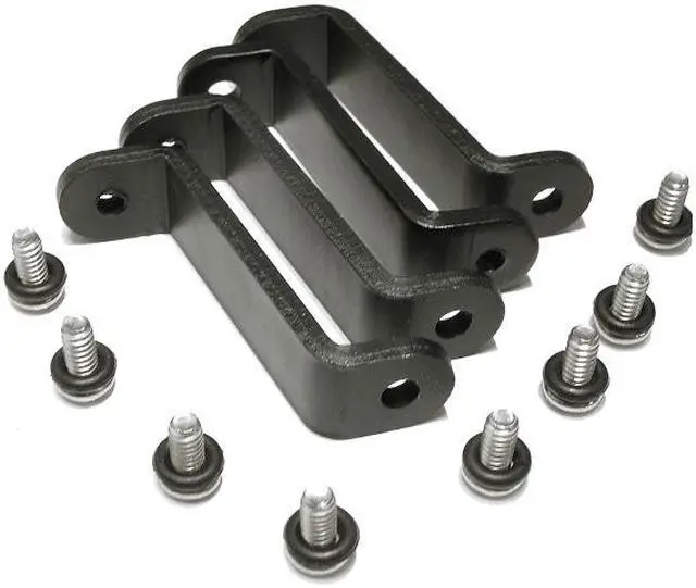Alt view image 2 of 3 - XSPC Radiator Standoff Bracket Set (6-32 UNC), Black