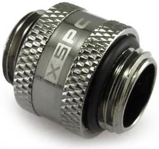 Alt view image 6 of 8 - XSPC G1/4" Male to Male Rotary Fitting, Black Chrome