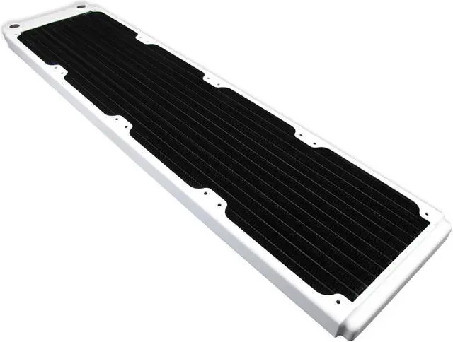Alt view image 12 of 12 - XSPC TX480 Ultra Thin Radiator, 120mm x 4, Quad Fan, White