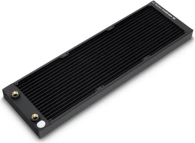 Alt view image 7 of 7 - EKWB EK-CoolStream SE 420 Radiator, Slim Triple, Black
