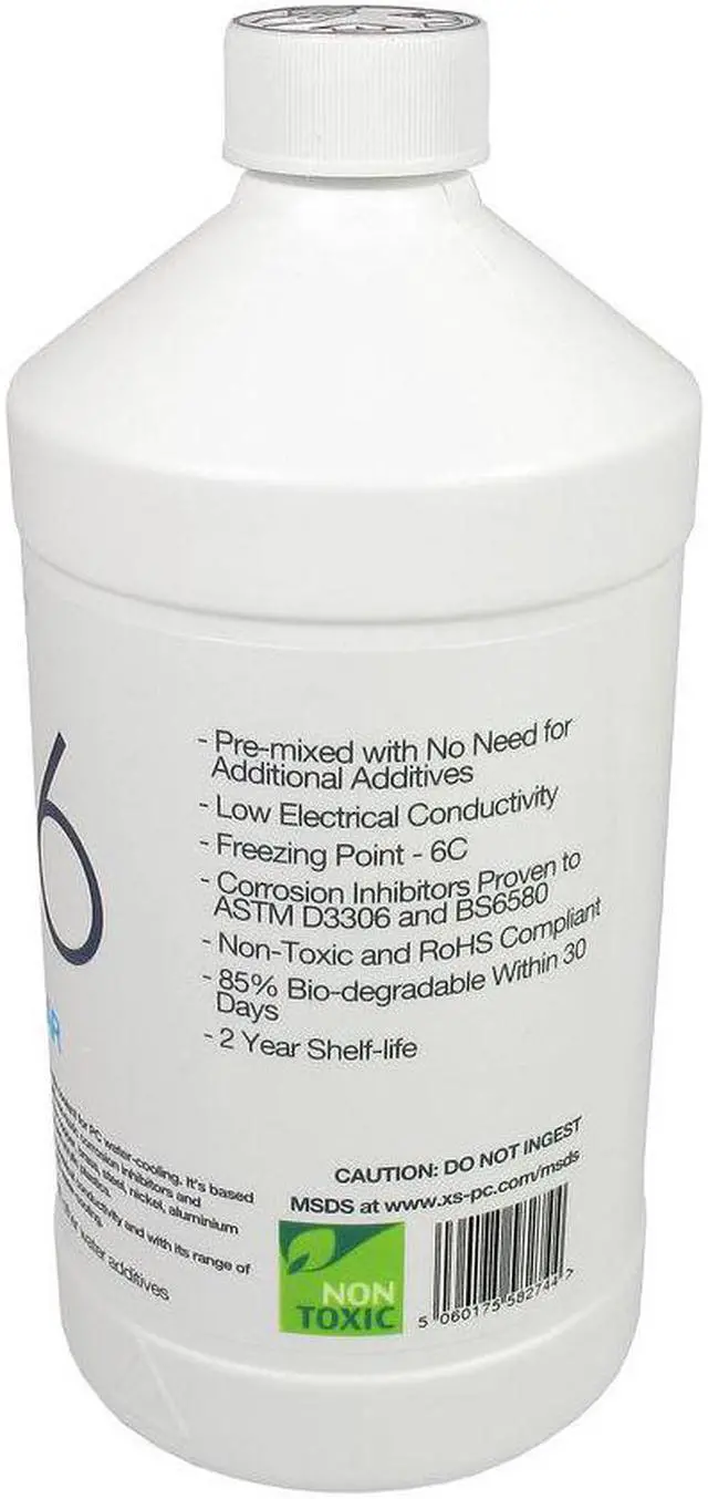 Alt view image 8 of 13 - XSPC EC6 High Performance Premix PC Coolant, Translucent, 1000 mL, Clear