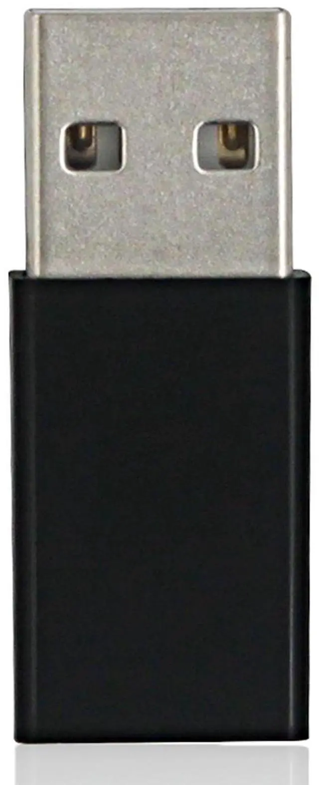 Alt view image 2 of 4 - Mini Smile ABS USB 3.1 Type C Female to USB 3.0 A Male Data Charging Adapter for Phone / MACBOOK - Black/High Quality USB 3.1 Type-C to USB 3.0 Data Charging Adapter