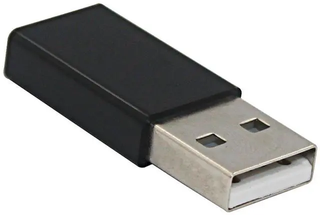 Alt view image 3 of 4 - Mini Smile ABS USB 3.1 Type C Female to USB 3.0 A Male Data Charging Adapter for Phone / MACBOOK - Black/High Quality USB 3.1 Type-C to USB 3.0 Data Charging Adapter