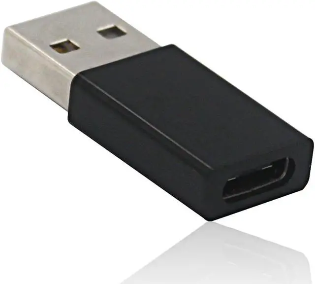 Main image of Mini Smile ABS USB 3.1 Type C Female to USB 3.0 A Male Data Charging Adapter for Phone / MACBOOK - Black/High Quality USB 3.1 Type-C to USB 3.0 Data Charging Adapter