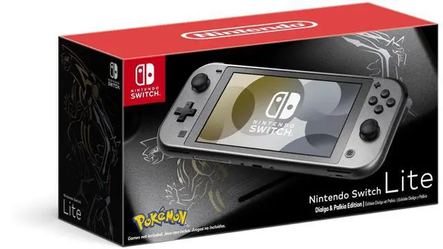 Alt view image 8 of 8 - Nintendo Nintendo Switch Lite Dialga & Palkia Edition Gray