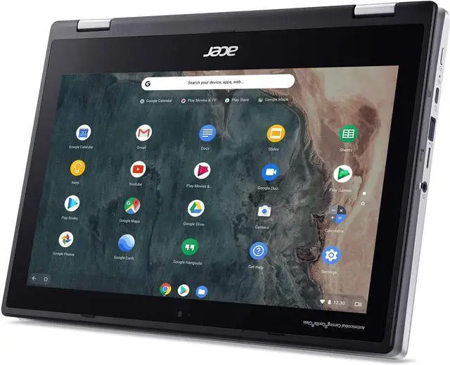 Alt view image 5 of 20 - Acer Chromebook Spin 311 Convertible Laptop, Intel Celeron N4020, 11.6" HD Touch, 4GB LPDDR4, 32GB eMMC, Gigabit Wi-Fi 5, Bluetooth 5.0, Google Chrome