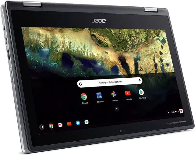 Alt view image 5 of 5 - Acer Chromebook Spin 11 CP311-1H-C5PN Convertible Laptop, Celeron N3350, 11.6" HD Touch, 4GB DDR4, 32GB eMMC, Google Chrome