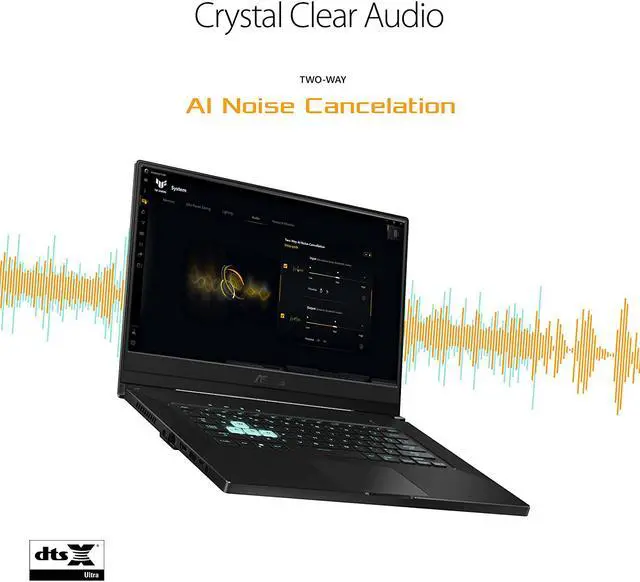 Alt view image 5 of 13 - ASUS TUF Dash 15 (2021) Ultra Slim Gaming Laptop, 15.6” 144Hz FHD, GeForce RTX 3050 Ti, Intel Core i7-11370H, 8GB DDR4, 512GB PCIe NVMe SSD, Wi-Fi 6, Windows 10, Eclipse Grey Color, TUF516PE-AB73