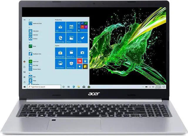 Main image of Acer Aspire 5 A515-55-35SE, 15.6" Full HD Display, 10th Gen Intel Core i3-1005G1 Processor, 8GB DDR4, 128GB NVMe SSD, Intel WiFi 6 AX201, Fingerprint Reader, Backlit Keyboard, Windows 10 Home (S Mode)