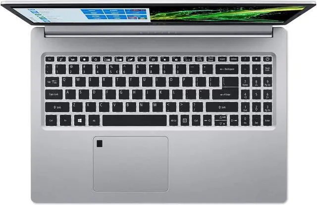Alt view image 5 of 7 - Acer Aspire 5 A515-55-35SE, 15.6" Full HD Display, 10th Gen Intel Core i3-1005G1 Processor, 8GB DDR4, 128GB NVMe SSD, Intel WiFi 6 AX201, Fingerprint Reader, Backlit Keyboard, Windows 10 Home (S Mode)