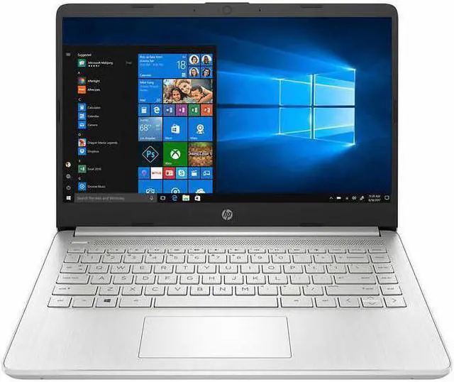 Main image of HP 14" FHD Display Laptop, Intel 10th Gen i7-1065G7, 16GB RAM, 512GB SSD, Intel Iris Graphics, Windows 10 Home