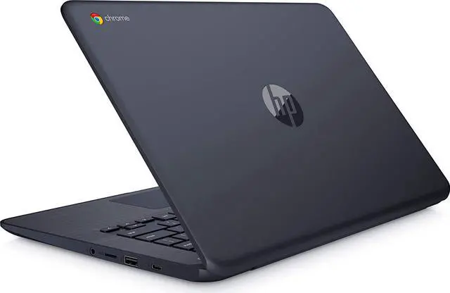 Alt view image 4 of 4 - HP Chromebook 14" - AMD A4-9120 - 4GB RAM -  32GB eMMC - Wi-Fi HDMI - Chrome OS - Navy - 14-db0031nr