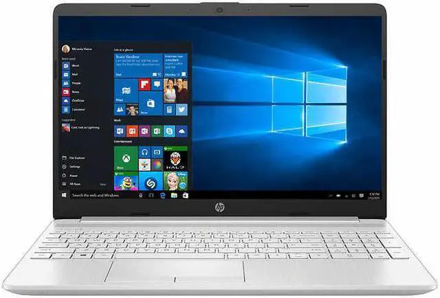 Main image of HP 15.6" Touchscreen Laptop - 11th Gen Intel Core i5-1135G7, 8GB Memory. 256GB SSD, Intel Iris XE Graphics, Windows 10 Home, Silver