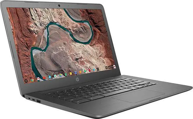 Alt view image 3 of 5 - HP 14" Chromebook - Intel Celeron Processor - 4GB RAM Memory - 32GB Flash Storage - Gray - Chrome OS