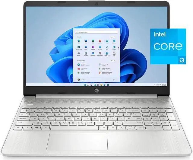 Main image of HP 15.6" Laptop, Intel Core i3-1115G4, 8GB RAM, 1TB SSD, Natural Silver, Windows 11 Home in S mode