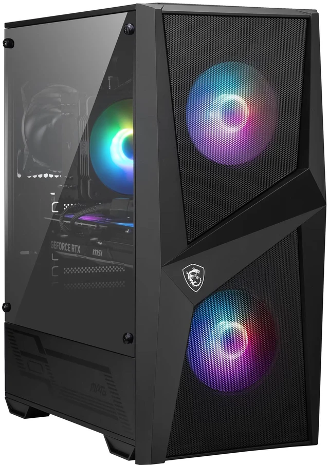 Alt view image 6 of 6 - MSI Codex Z2 Gaming Desktop PC, AMD Ryzen 5 8400F, NVIDIA GeForce RTX 5060 8GB, 16GB DDR5, 512GB NVMe SSD, Wi-Fi 6E, Windows 11, Black