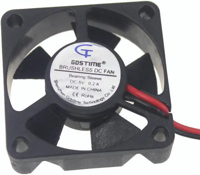 Alt view image 2 of 4 - 5V 35x35x10mm Brushless PC CPU Cooling Cooler Fan 2Pin