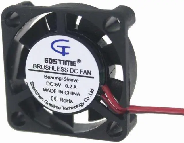 Alt view image 3 of 5 - 5V 25x25x7mm Brushless PC CPU Cooling Cooler Fan 2pin