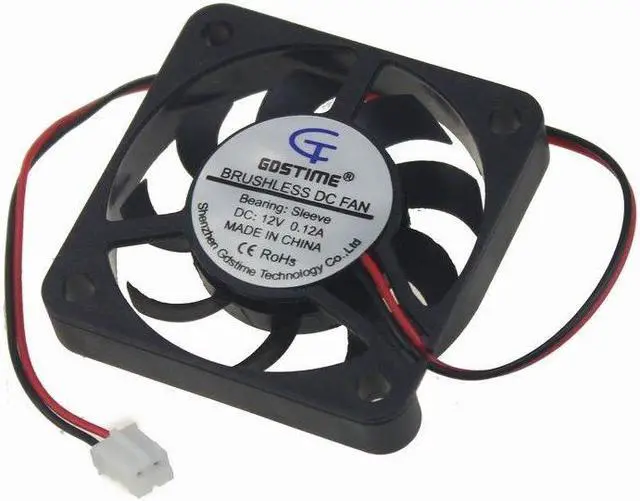 Alt view image 2 of 5 - 12V 0.12A 4cm 40mm 40x40x7mm 2pin Brushless PC CPU Cooling Cooler Fan New