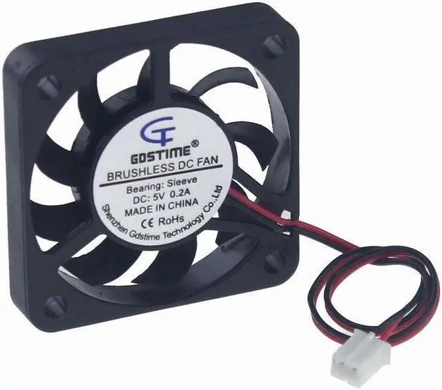 Alt view image 3 of 4 - Hydraumatic 12V 4cm 40mm 40x40x20mm 4020H Computer CPU Cooler Cooling Fan 3pin