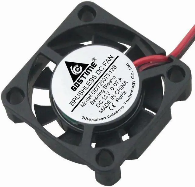 Main image of 12V 25mm 25x25x7mm 2pin Brushless CPU PC Cooling cooler Fan 0.07A