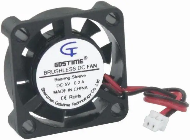 Alt view image 5 of 5 - 5V 25x25x7mm Brushless PC CPU Cooling Cooler Fan 2pin