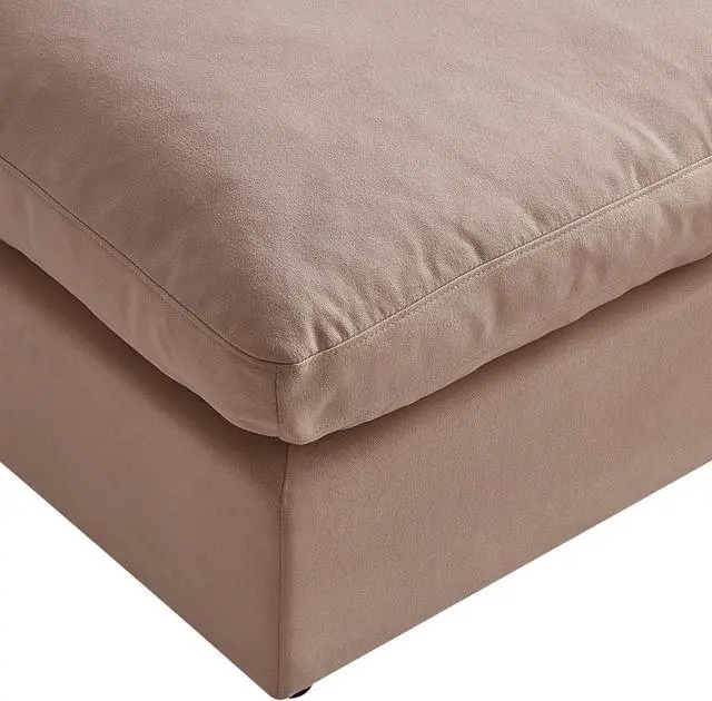 Alt view image 5 of 6 - Rustic Manor Aliya Ottoman - Upholstered, Pink Linen
