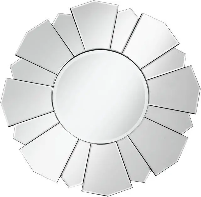 Alt view image 2 of 4 - Inspired Home Kailee Wall Mirror - Accent | Flower Shape,