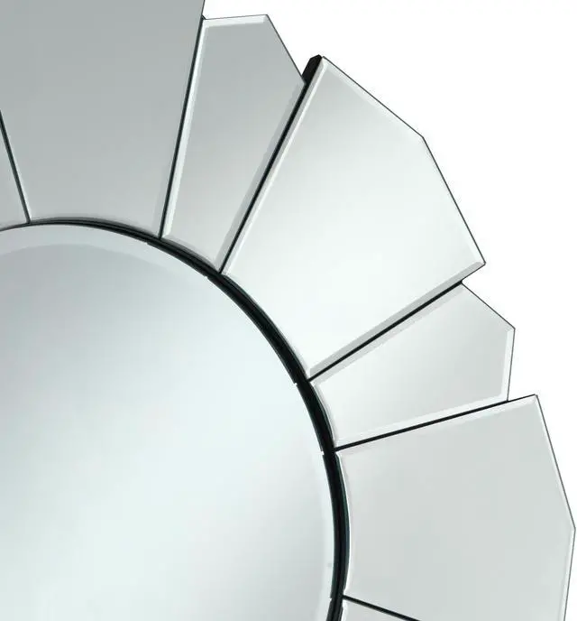 Alt view image 3 of 4 - Inspired Home Kailee Wall Mirror - Accent | Flower Shape,