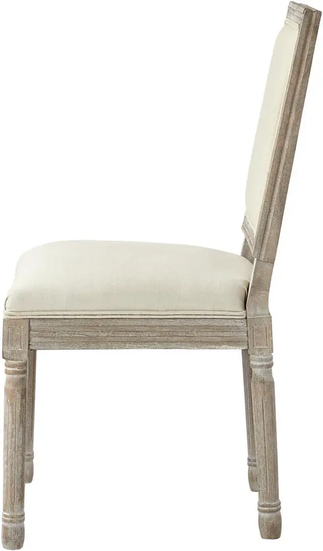 Alt view image 3 of 7 - Rustic Manor Malikai Dining Chair (Set of 2) - Upholstered | Armless, Cream White Linen