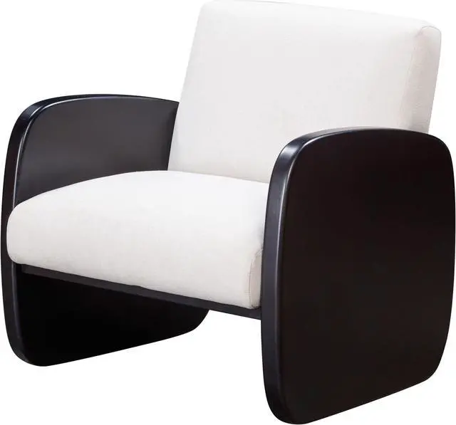 Alt view image 3 of 7 - Inspired home Haneen  - Wooden Arm | Upholstered, Black Wood Linen