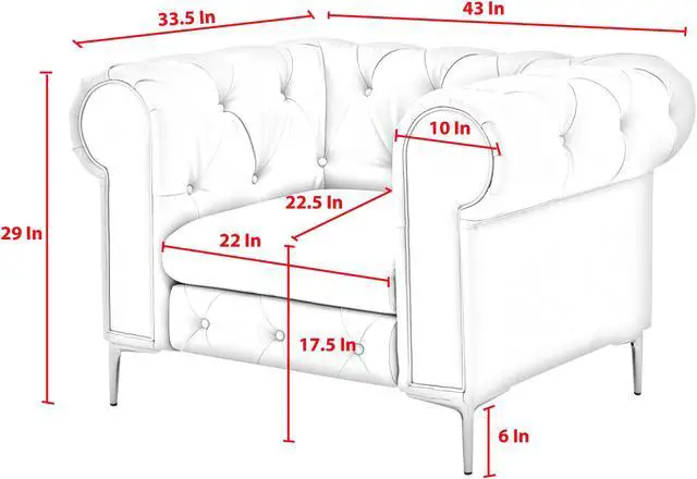 Alt view image 7 of 7 - Nicole Miller Georgina Chesterfield Club Chair - Button Tufted | Rolled Arms, Camel Leather PU
