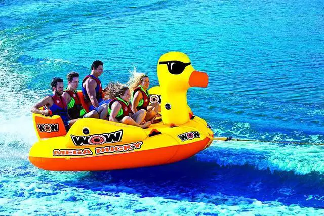 Alt view image 4 of 5 - WOW Watersports 19-1060 Mega Ducky 5-Rider Towable