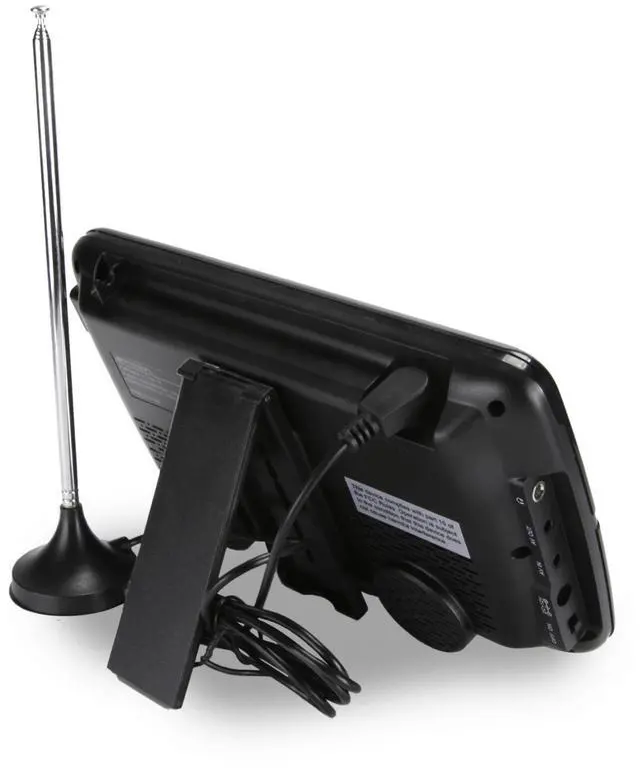 Alt view image 5 of 7 - Emerson Portable 7" TV and Digital Multimedia Player with Built-In Battery