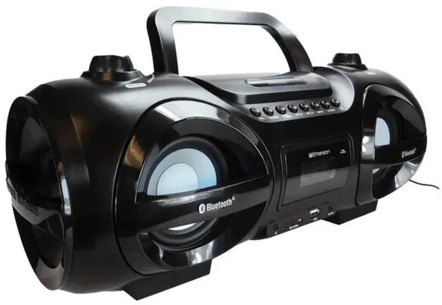 Alt view image 2 of 7 - Emerson Retro Portable CD Boombox