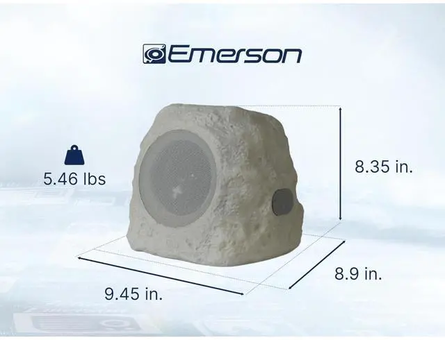 Alt view image 7 of 7 - Emerson Rock Party Solar Multicolor LED Bluetooth Speaker