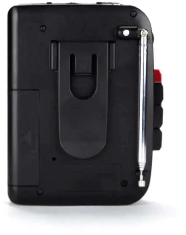 Alt view image 5 of 7 - Emerson Portable Cassette Player & Recorder with AM/FM Radio and Built-In Speaker EPC-1000 - Black